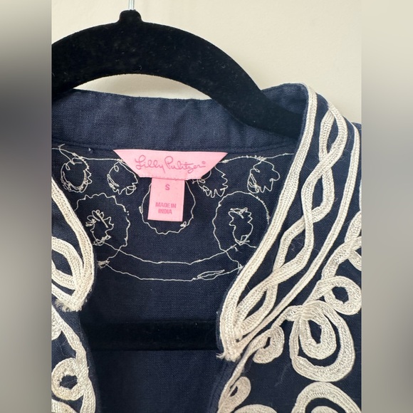 Lilly Pulitzer Navy Caftan - Picture 2 of 3